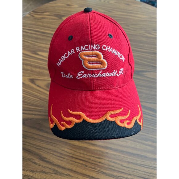 NASCAR Racing Champion Dale Earnhardt Jr red adjustable back ball cap - Picture 1 of 4